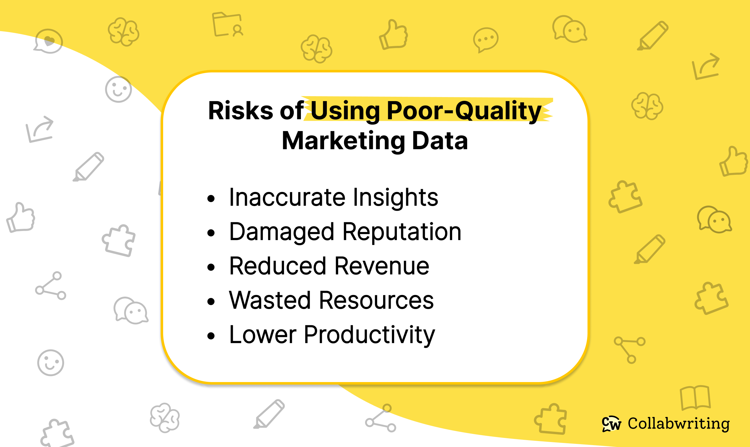 Risks of using poor-quality marketing data [2025]