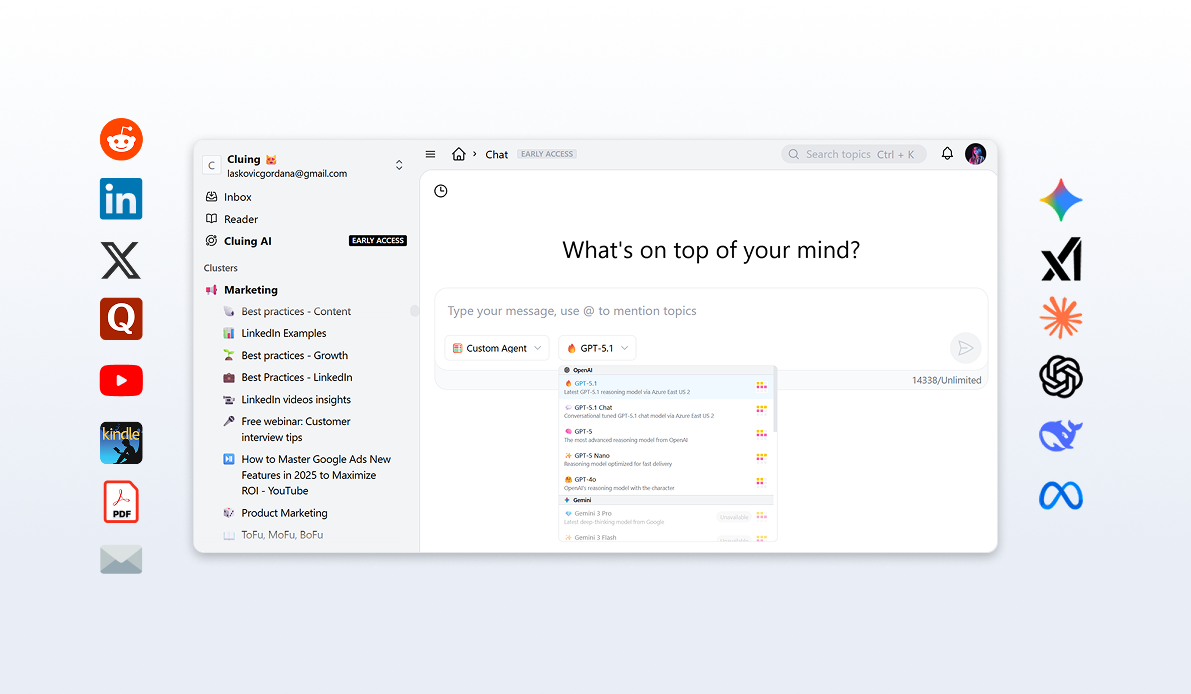 AI Chat That Keeps Context - Build Marketing Strategy from Your Own Insights